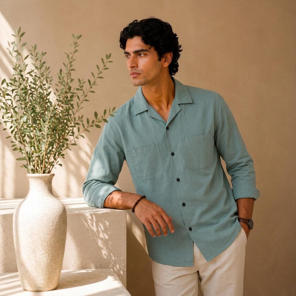 Solid Casual Shirt