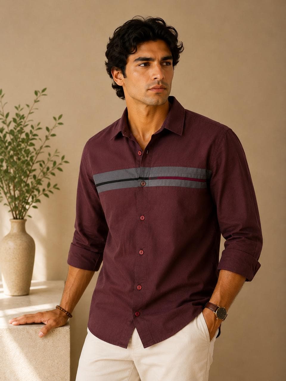 Rgeal Sripe Shirt