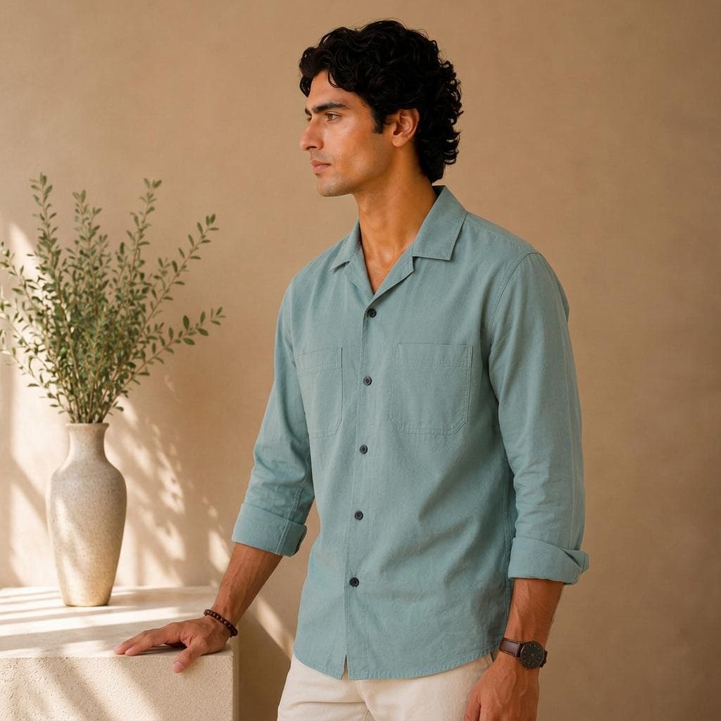 Solid Casual Shirt view 2